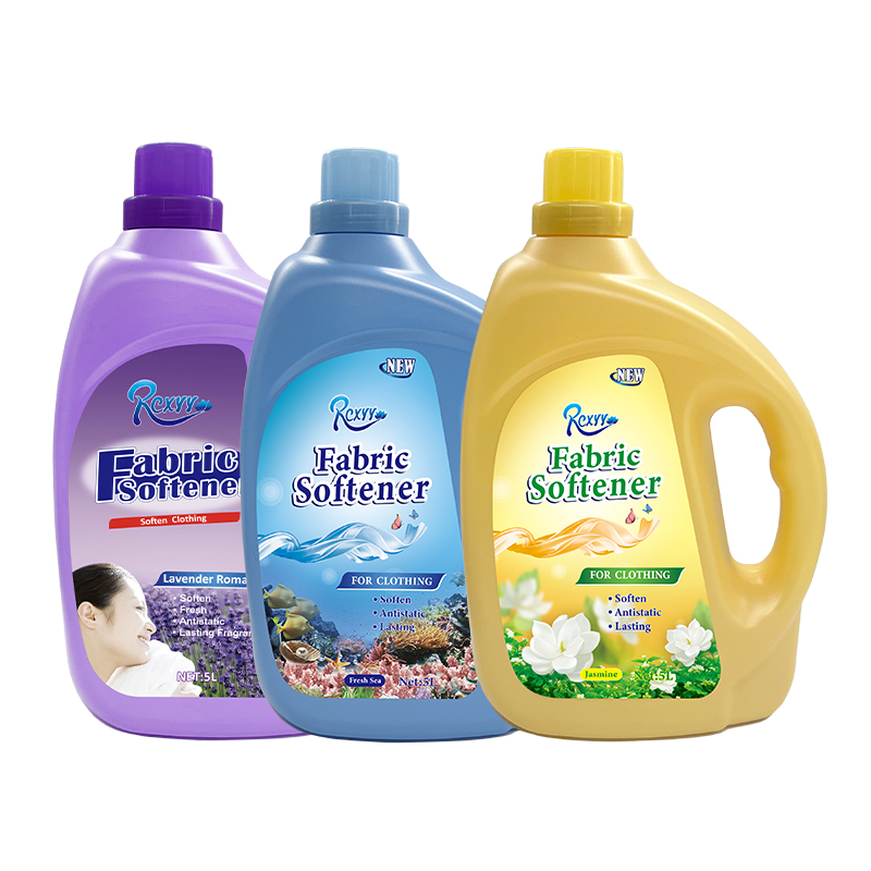 Anti Wrinkle Fluffy Fabric Softener Detergent 5L Antifungal Long Lasting Scent for Daily Clothes Conditioning Factory OEM Wholesale