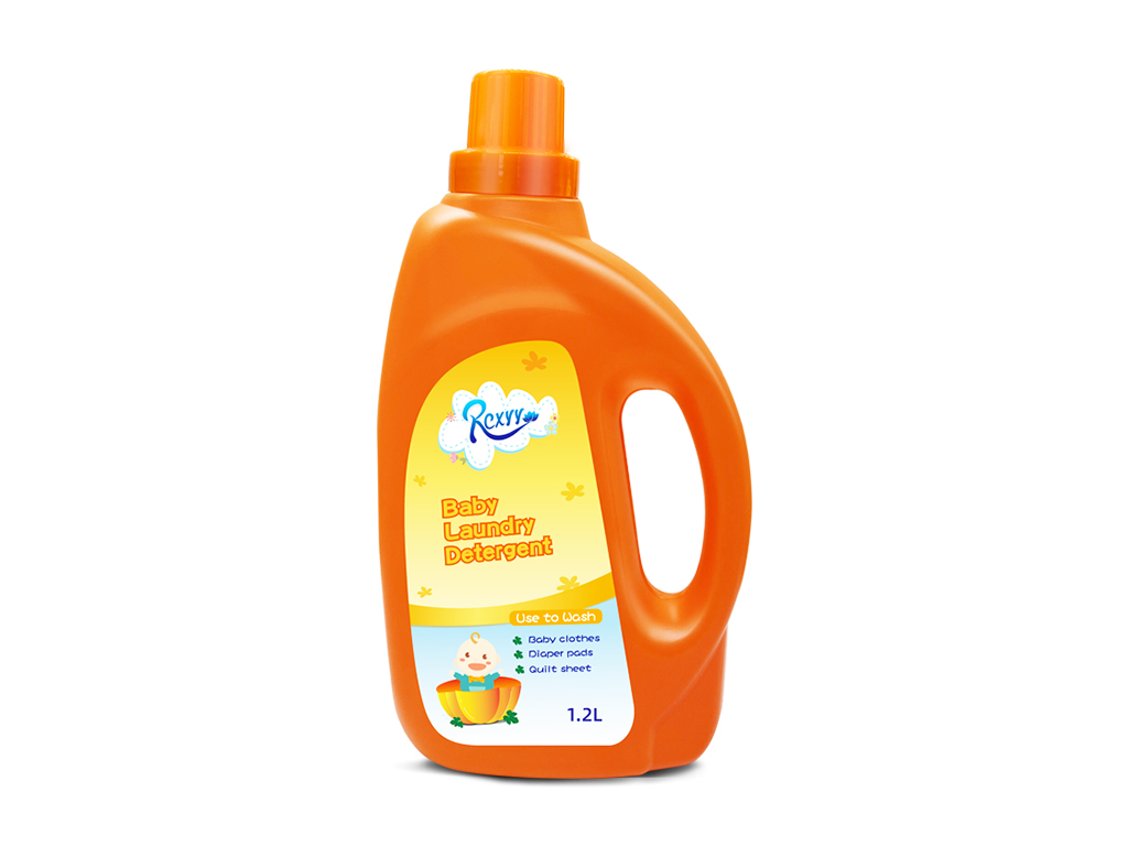 Hypoallergenic Baby Laundry Detergent 1.2L Gentle Skin Friendly Formula for Newborn Daily Clothes Washing Factory OEM Wholesale