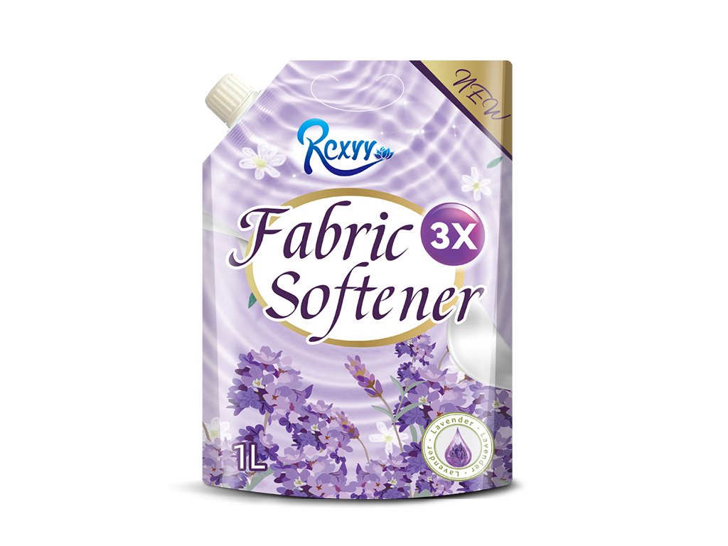 Anti Static Bag Pack Fabric Softener Detergent 1L Lavender Scent Eco Friendly for Daily Apparel Conditioning Factory OEM Wholesale